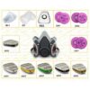 Half Face Respirator Body 6100 Reusable | Size 3M SMALL