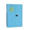 A 60-gallon acid corrosive cabinet is a specialized storage unit designed to safely contain and store corrosive materials, particularly acids.