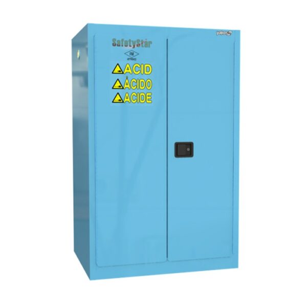 90-gallon Acid/Corrosive Cabinet - Durable, chemical-resistant storage solution for hazardous materials.