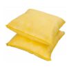 Hazchem Absorbent Pillow 45cm x 45cm - Targeted spill containment for hazardous liquids - Compact and efficient spill response solution for industrial and laboratory settings.