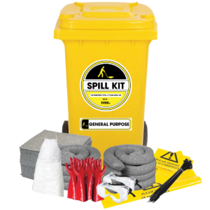 120L General Purpose Spill Kit - Ideal for efficient cleanup of various spills in industrial, commercial, and household settings.