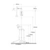 Self Draining Shower & Eyewash Station SS-F150