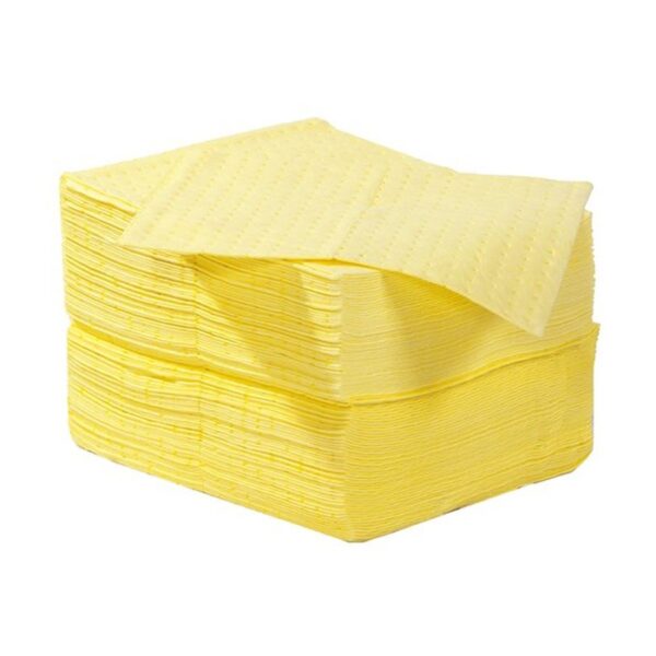 "Hazchem Absorbent Pad 200gsm - A reliable spill response solution designed for efficient absorption of hazardous chemicals in laboratories and industrial environments."