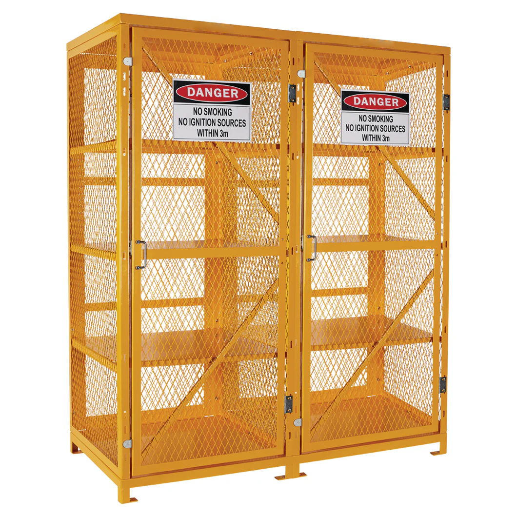 Aerosol Storage Cage. 4 Storage Level Up To 800 Cans - Oceansafetysupplies