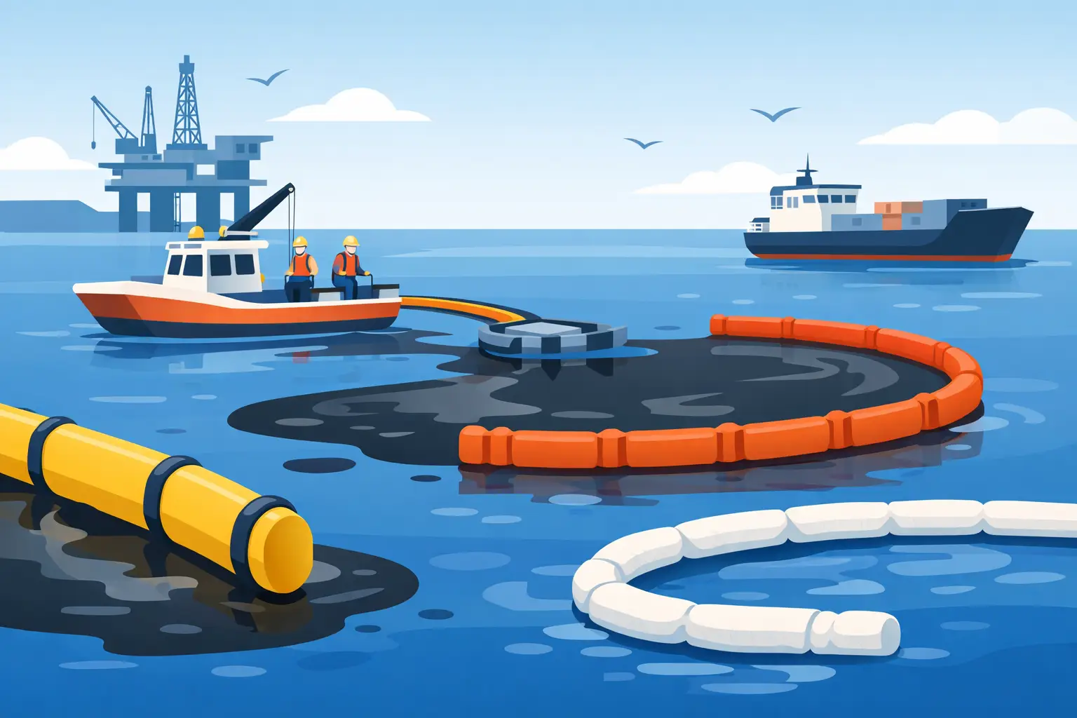 Marine Oil Spill Boom Selection Guide