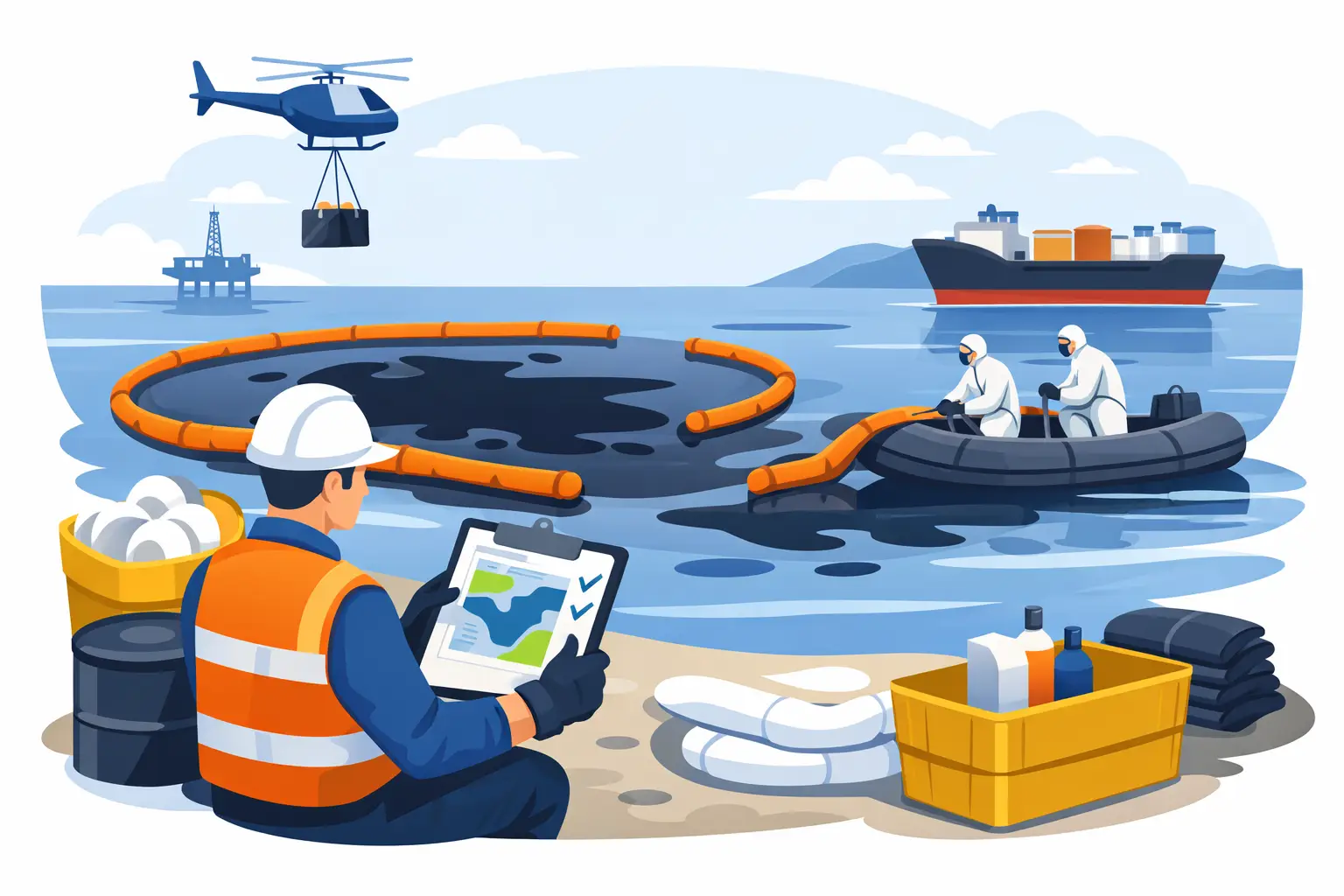 Oil Spill Response Planning Guide for Sites