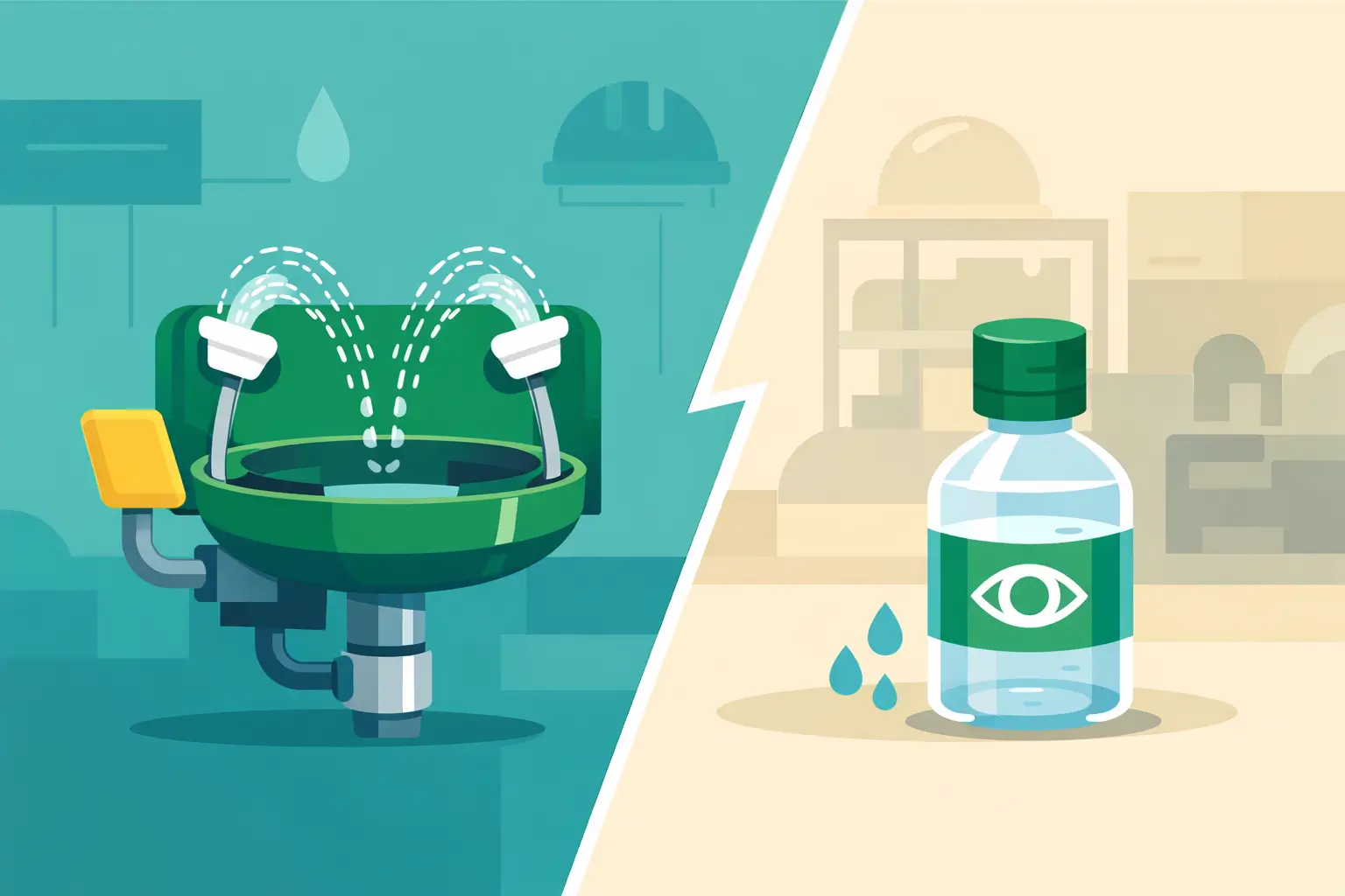 Eyewash Station vs Bottle: Which Does Your Site Need?