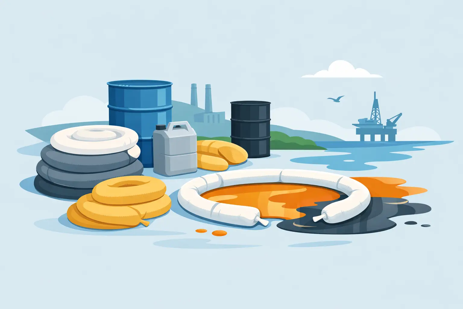 How to Select Absorbent Booms for Spill Control