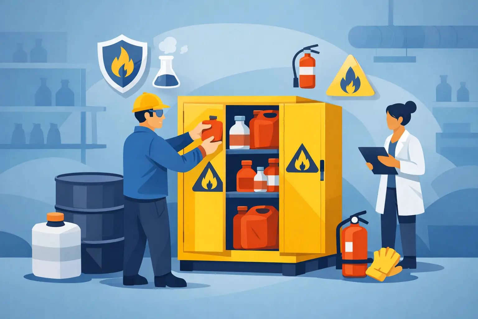 Why Use Flammable Safety Cabinets at Work?