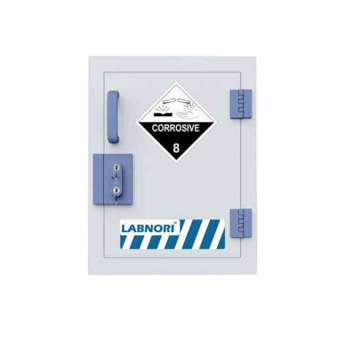 PPC004W-(3) 4Gal/15L Polypropylene (PP) Acid Cabinets PPC004W