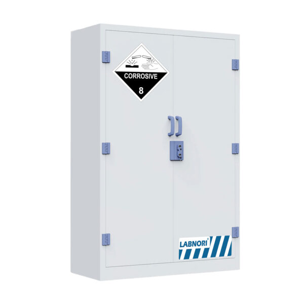 PPC045W-(2) 45Gal/170L Polypropylene (PP) Acid Cabinets PPC045W