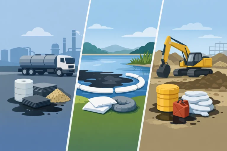 Best Absorbents for Fuel Spills by Site Need