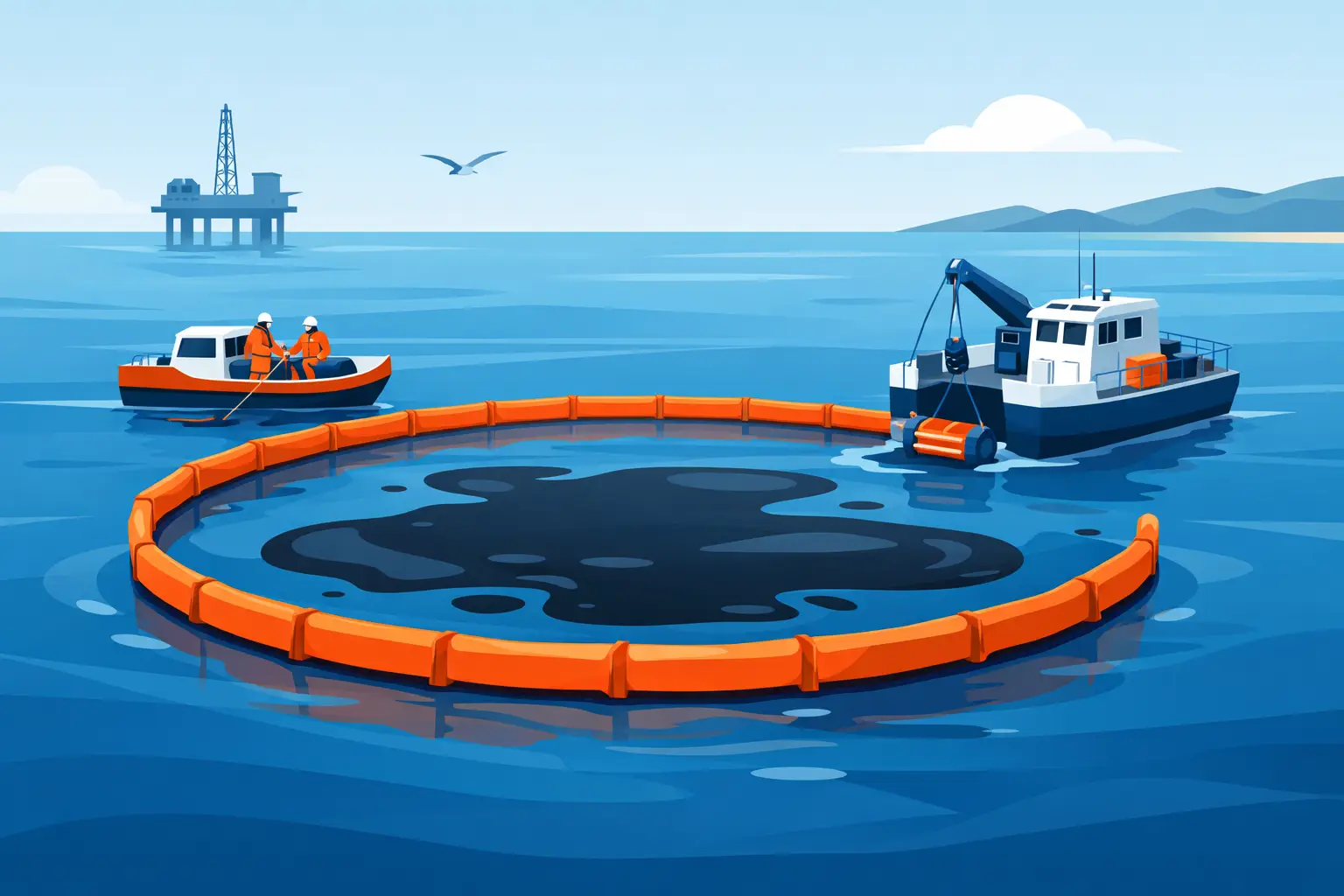 Best Marine Pollution Barriers for Spill Response