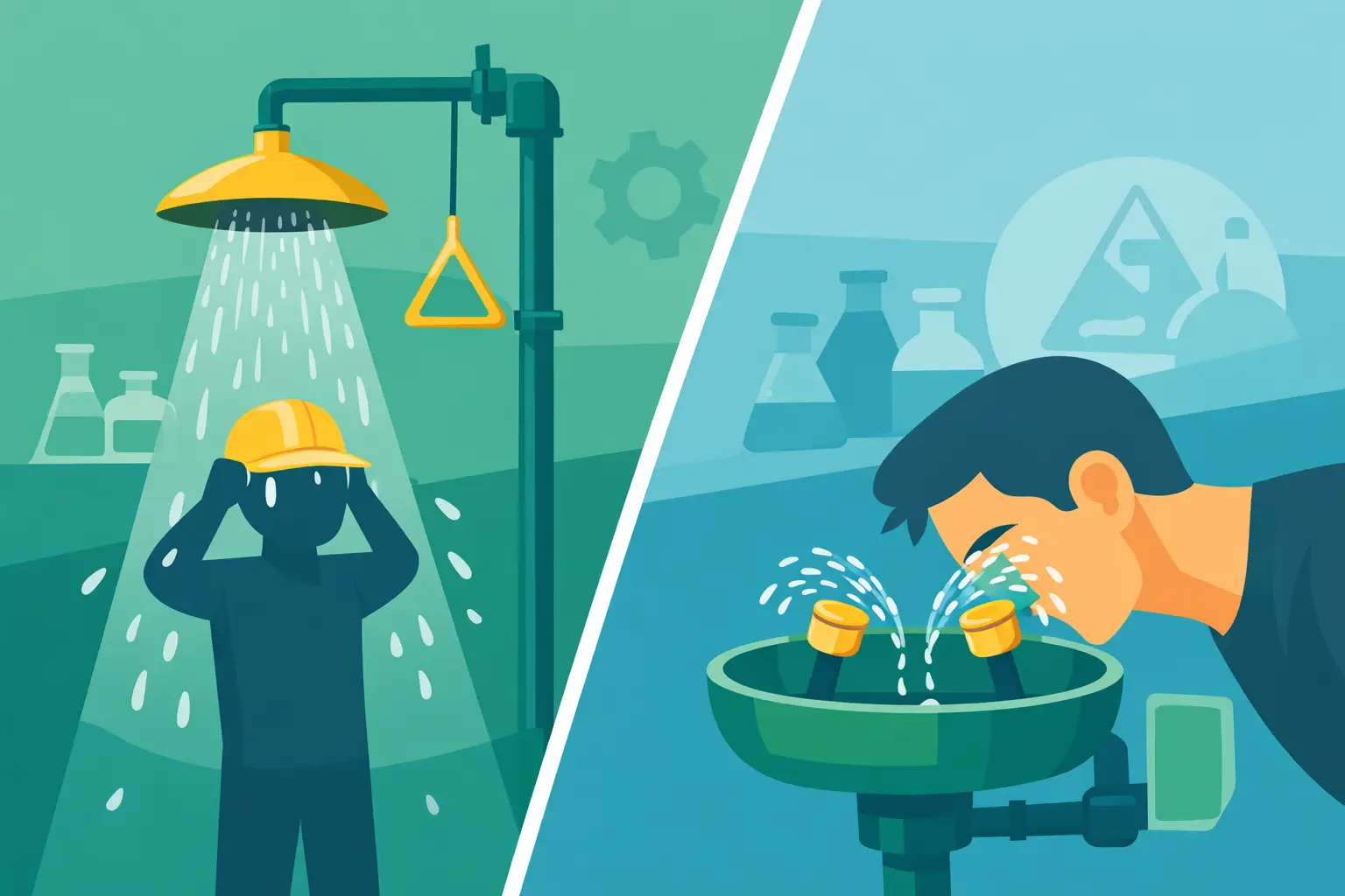 Safety Shower Versus Eyewash: What You Need