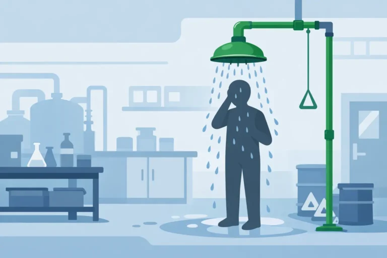 Where to Install an Emergency Shower Safely