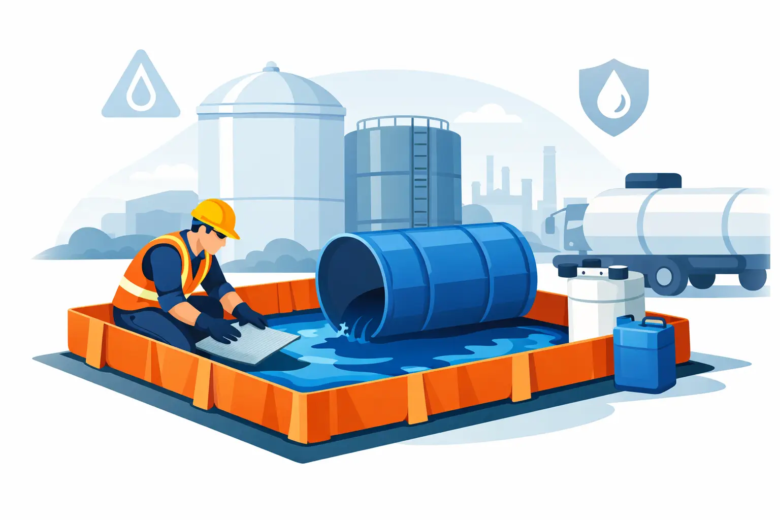 How to Use Portable Bunds for Spill Control