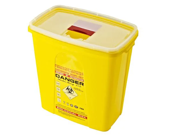 23L Sharps Container - Secure and durable biohazard waste disposal solution for healthcare facilities.